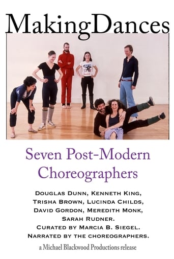 Making Dances: Seven Post-Modern Choreographers Poster