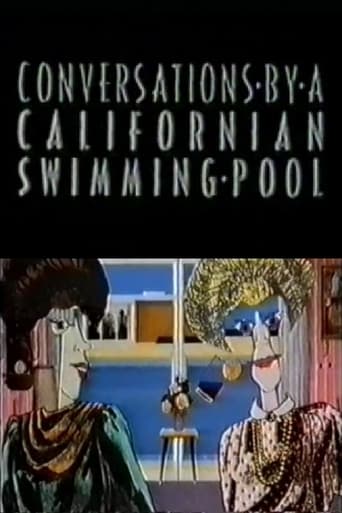 Conversations by a Californian Swimming Pool Poster