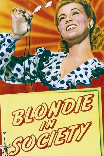 Blondie in Society Poster