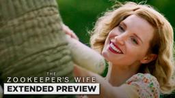 The Zookeeper's Wife | Jessica Chastain Taking Care of Animals