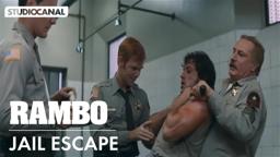 RAMBO: FIRST BLOOD - Jail Escape Scene [4K] - Starring Sylvester Stallone
