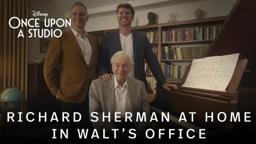 Richard Sherman at Home in Walt's Office