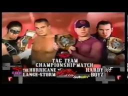 WWF No Mercy 2001 Matchcard