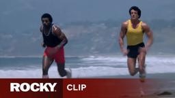Rocky Balboa Trains with Apollo Creed
