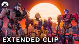 Hijacking Cargo Train Clip w/ Optimus Prime and Megatron