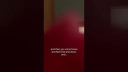 "Don't you ever feel like..."