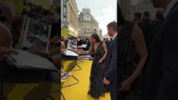 No one messes with Ghost. Hannah John-Kamen arrives at the European Premiere!