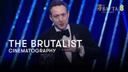 The Brutalist wins the Cinematography BAFTA | BAFTA Film Awards 2025