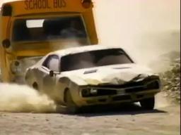 Wheels of Terror (1990) - Short bus vs Dodge Charger