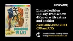 TOMORROW WE LIVE (George King, 1942) short excerpt from new Indicator 4K scan, now on Blu-ray