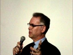 The Czar of Film Noir, Eddie Muller introduces "Naked Alibi" in Seattle 3/1/2012