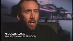 Nicolas Cage..The Rock..1996 talks about Connery and his career...with Jimmy Carter
