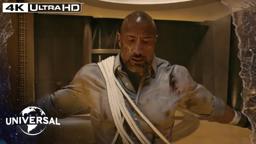 Dwayne Johnson Hangs For Dear Life in 4K HDR