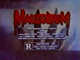 Mausoleum 1983 TV trailer