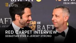 Sebastian Stan & Jeremy Strong Unpack Trump & Cohn Transformation | BAFTA Film Awards 2025
