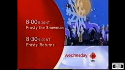 Frosty the Snowman Double Feature Promo - CBC 2002