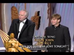Elton John and Tim Rice Win Original Song: 1995 Oscars