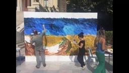 Loving Vincent painting animation at Animasyros festival