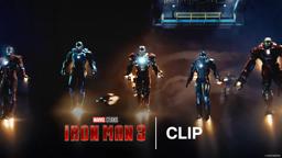 Iron Man Suits Save Tony and Rhodey - Official Clip