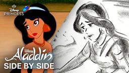 Side by Side - "Maybe I Don't Want to Be a Princess" Scene - Storyboards vs. Film
