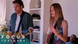 Elle Fanning and Stephen Dorff Play Guitar Hero