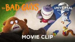 The Bad Guys Practice Rescuing A Cat Clip