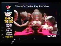 1995 King of the Ring Commercial