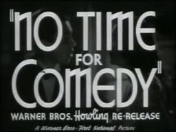 No Time For Comedy (1940) - 1947 Re-Release Theatrical Trailer - (WB - 1940-1947)