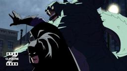 Batman Fights Off Killer Croc