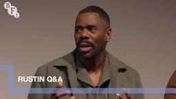 Rustin director George C. Wolfe, actors Colman Domingo and Aml Ameen talk to David Olusoga | BFI Q&A