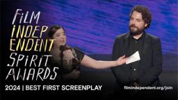 MAY DECEMBER wins BEST FIRST SCREENPLAY at the 2024 Film Independent Spirit Awards