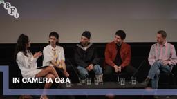 In Camera director Naqqash Khalid, actor Nabhaan Rizwan and fellow cast | BFI Q&A