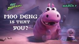 Poot the Pygmy Hippo vs. the Zoopocalypse?! | Moo Deng Song