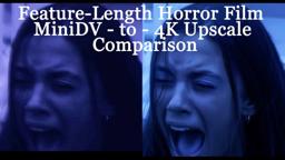 DEAD/UNDEAD (2002) Mini DV to 4K Upscale Comparison - Topaz Video Enhance AI - Horror Film