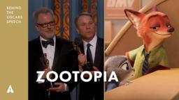 'Zootopia' | Behind the Oscars Speech