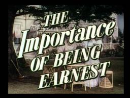 The Importance of Being Earnest (1952) trailer