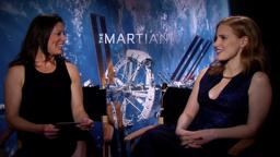 Astronaut Tracy Caldwell Dyson Interviews Jessica Chastain