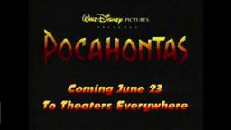 Pocahontas - Sneak Peek #2 (December 16, 1994)