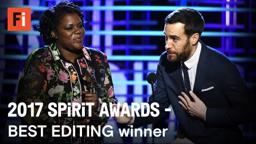 MOONLIGHT wins Best Editing at the 2017 Film Independent Spirit Awards