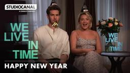 A Happy New Year message from Andrew Garfield and Florence Pugh