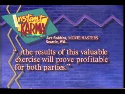 Instant Karma Trailer 1990