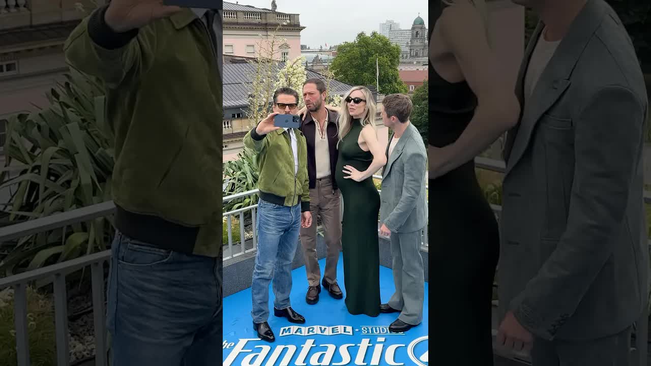 Pedro Pascal sings to the Fantastic Four in Berlin