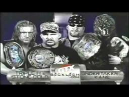 WWF Backlash 2001 Matchcard