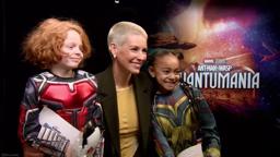 Mini Ant-Man and The Wasp meet Paul Rudd, Evangeline Lilly and Kathryn Newton