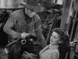 Red River: Meet cute in the wagon circle