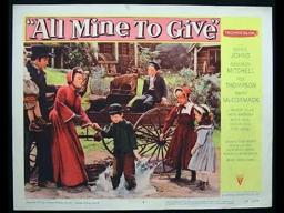 ALL MINE TO GIVE (1957) Theatrical Trailer - Glynis Johns, Cameron Mitchell, Rex Thompson