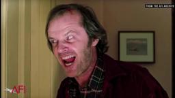 Shelley Duvall and AFI Life Achievement Award Recipient Jack Nicholson on THE SHINING