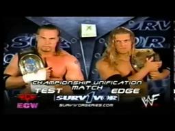 WWF Survivor Series 2001 Matchcard