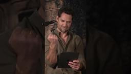 Rupert Friend & Manuel Garcia-Rulfo play the Jurassic World Rebirth 16-Bit game!