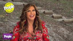 Julie Moran interviews Dennis Quaid for the upcoming Reagan Movie